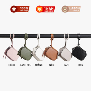 LAGOM Leather Airpods Charm - Holder da thật đựng tai nghe đa năng