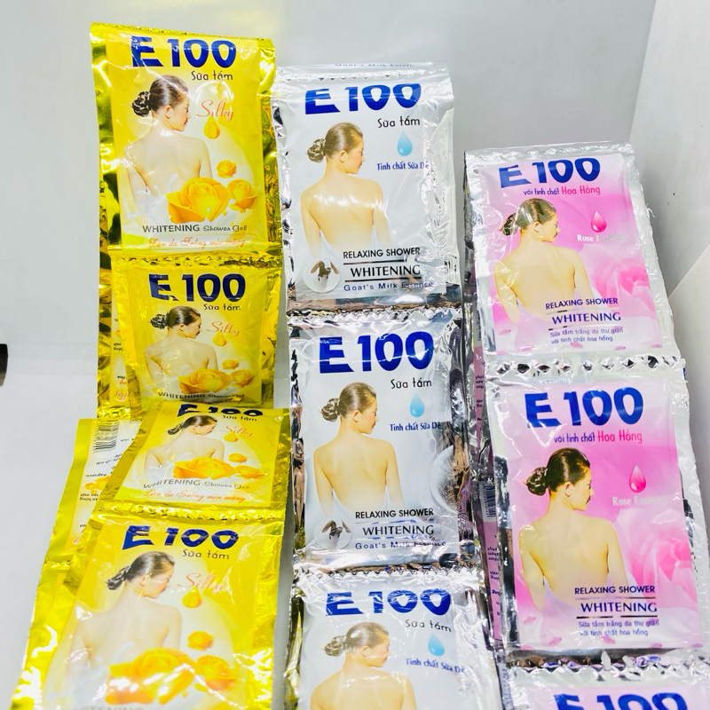 Dây 12 gói sữa tắm E100