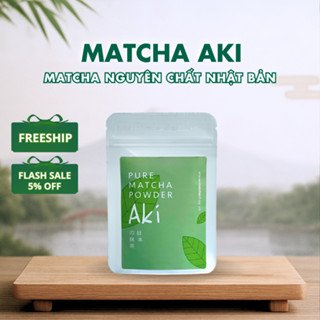 Bột Matcha  AKI Nhập Khẩu Nhật Bản Chính Hãng, Dùng Trong Pha Chế, Làm Bánh, Đắp Mặt Nạ, Trà Đạo