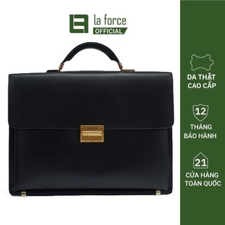 Cặp da nam khóa số công sở LaForce cao cấp, da bò nguyên miếng siêu xịn TLA9889-5-D