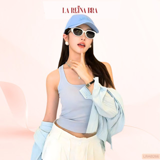 Áo bra - LA REINA BRA- Áo Hai Dây Khoét Lưng, Trẻ Trung Năng Động, Cotton Mềm Mịn Thoáng Mát-LRAB266
