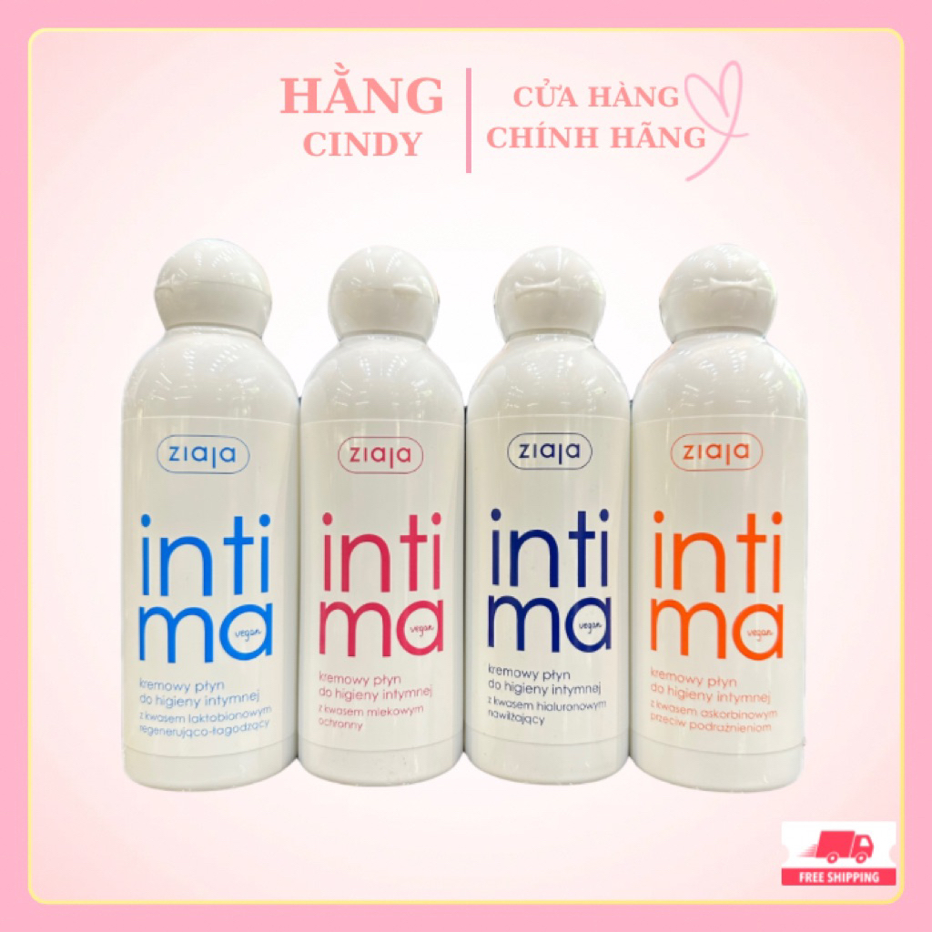 Dung dịch vệ sinh phụ nữ Intima Ziaja Intima vệ sinh vùng kín phụ nữ chính hãng