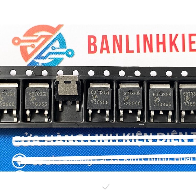 [Combo 10 chiếc] 60T03GH, AP60T03GH Mosfet kênh N 45A 30V TO-252