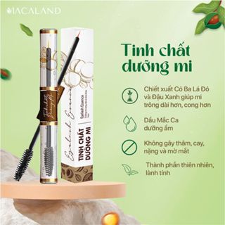  Tinh chất dưỡng mi dài cong chỉ sau 2 TUẦN 10ml MACALAND từ Đậu Xanh Dầu Mắc Ca Cỏ Ba Lá Đỏ 