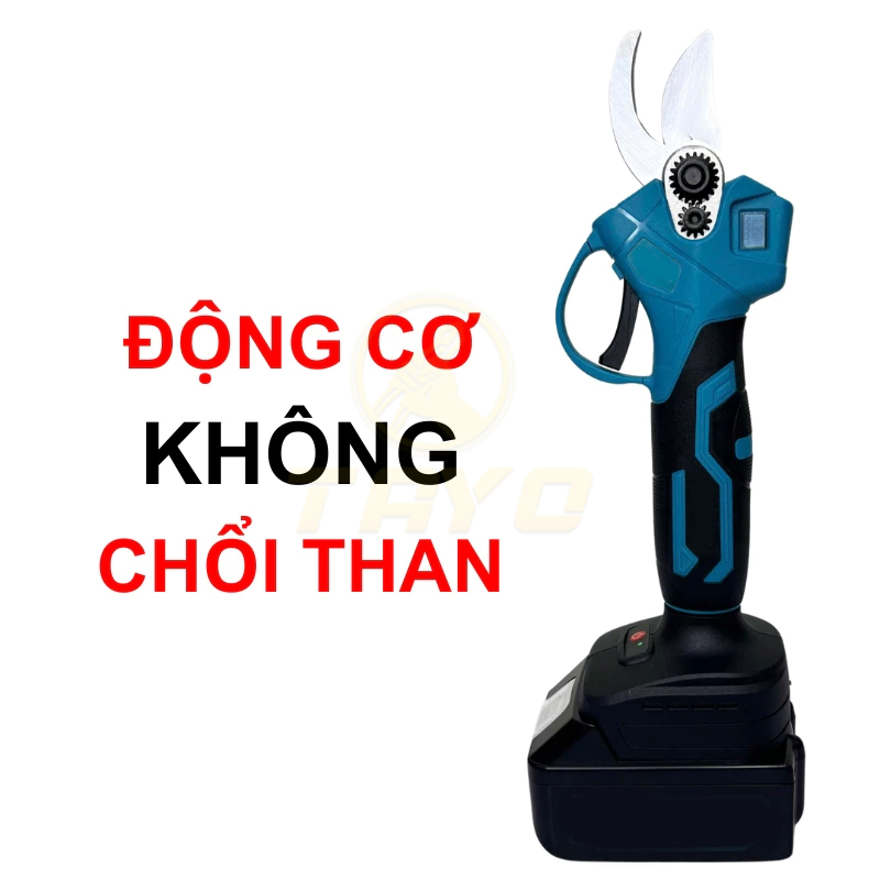 Máy cắt tỉa cành dùng pin Makita, kéo cắt cành cây động cơ không chổi than siêu khỏe cho nghề làm vư