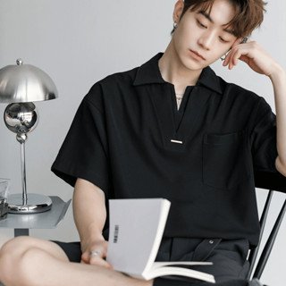 [HOT] Áo Polo nam cao cấp SAVILA Cổ V Chất Cotton Lạnh Thoáng Mát, Thanh Lịch - SHINGHAI