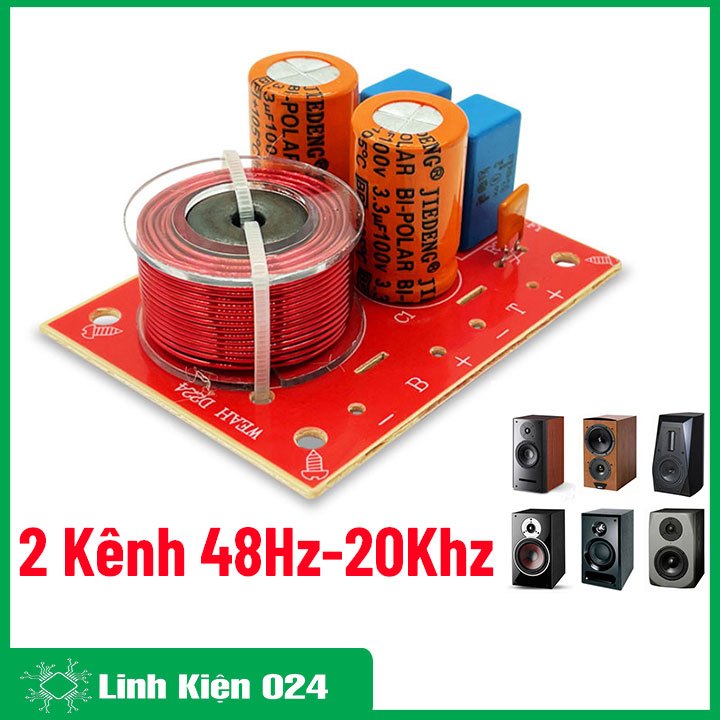 Module phân tần loa 2 kênh 48Hz-20Khz 80W