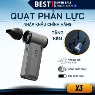 Quạt Phản Lực Máy Thổi Cầm Tay Mini Jetfan X3 Booster W02 Công Suất Cao