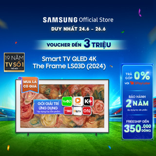 [Shopee - Lắp đặt 0Đ HN HCM] - Smart Tivi Samsung Lifestyle LS03DAKXXV - Miễn phí lắp đặt