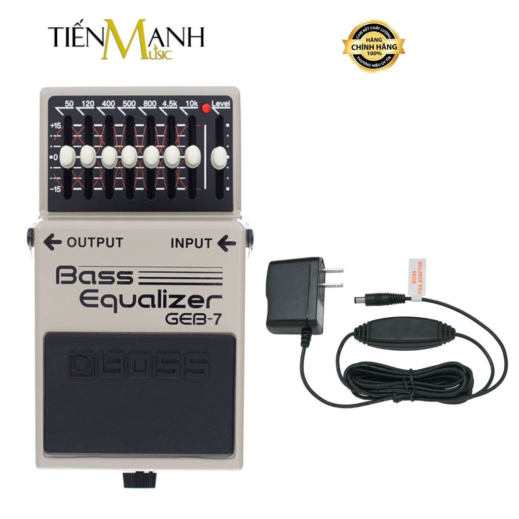 [Chính Hãng] Phơ Guitar Boss GEB-7 Bass Equalizer - Bàn Đạp GEB7 Fuzz Pedals Effects GEB 7, Tích Hợp