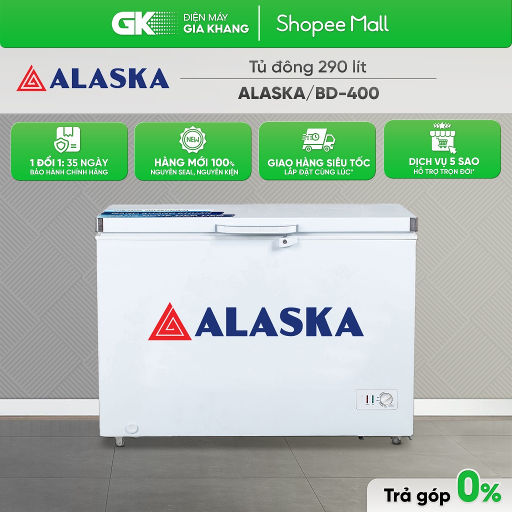 BD 400 - Tủ Đông ALASKA BD 400 [Freeship HCM]