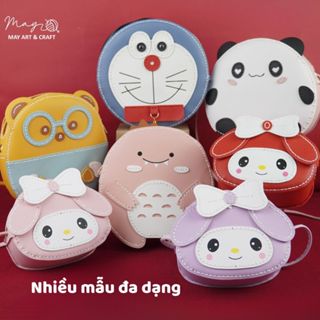 Set nguyên liệu khâu túi da handmade cho bé nhiều mẫu Tiệm tạp hóa nhà May (có hướng dẫn chi tiết)