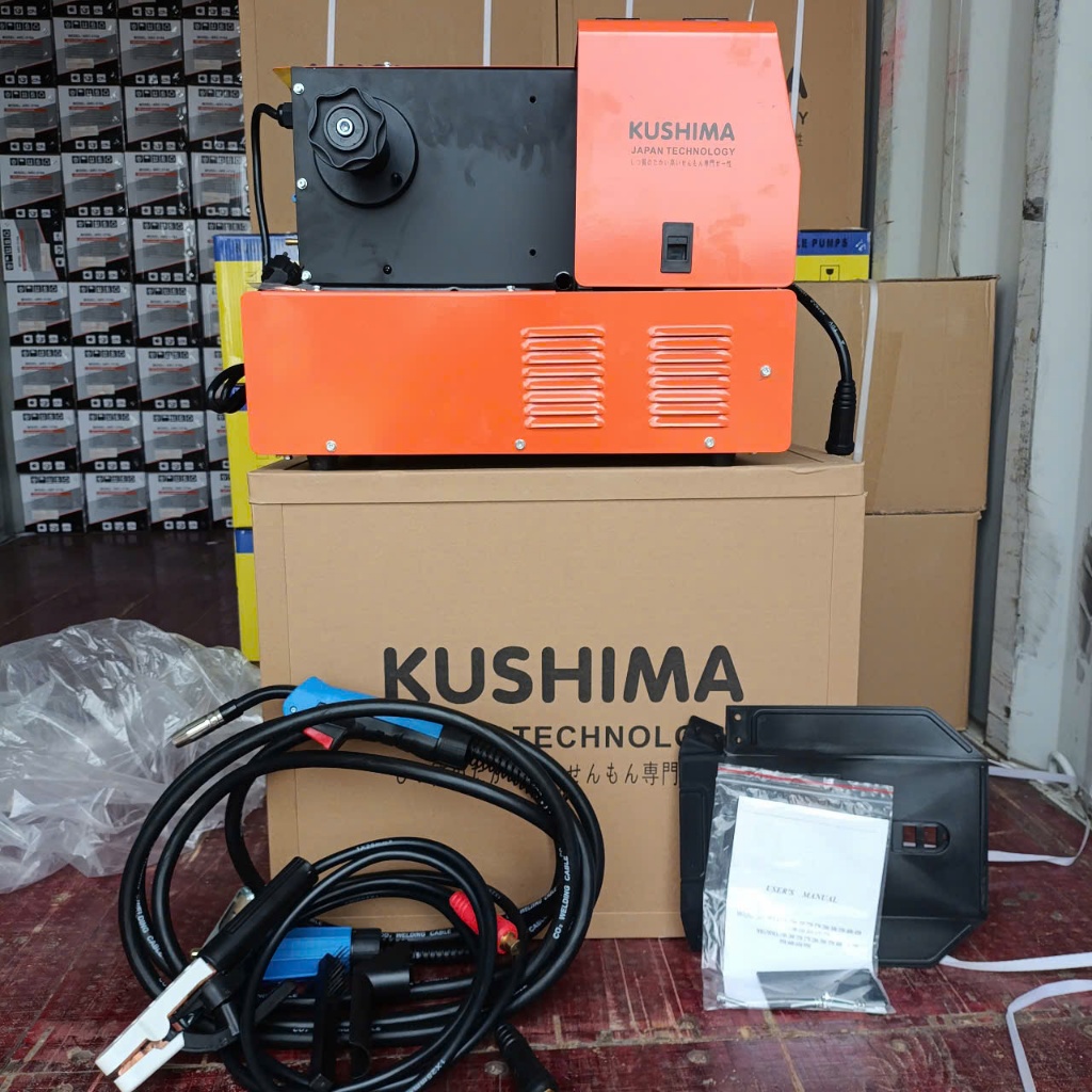 Máy hàn MIG KUSHIMA MIG - 315 chuyên dùng cho thợ hàn, sử dụng cuộn hàn 15kg.