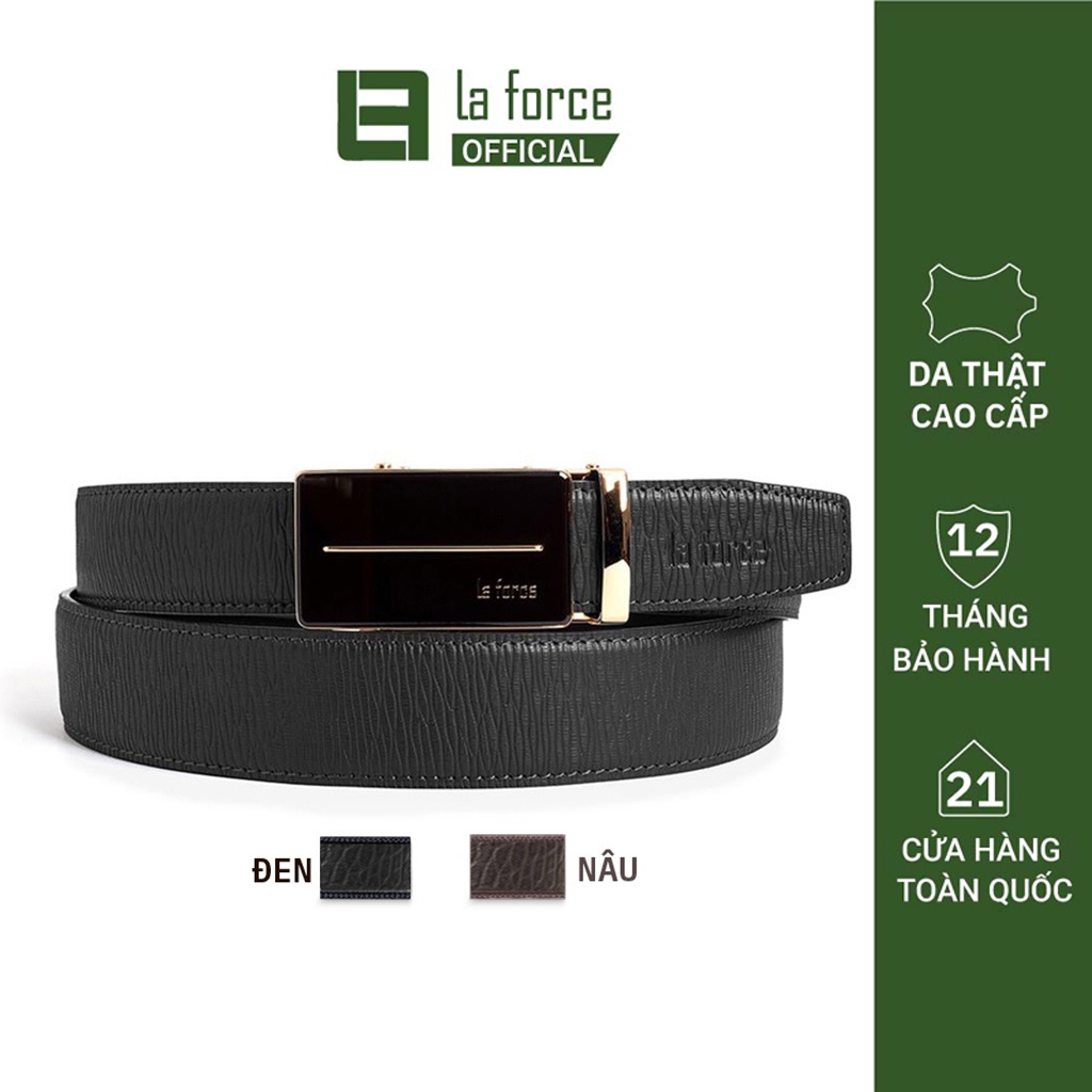 Thắt lưng LAFORCE da bò thật cao cấp D590-1364V
