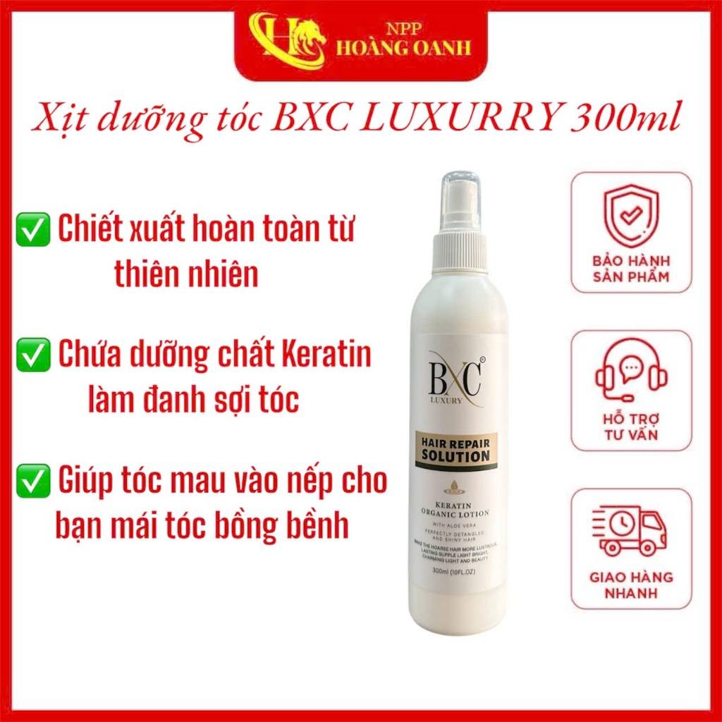 Xịt Đạm Dưỡng Tóc BXC LUXURY 300ml
