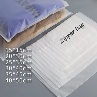 Túi Zip Khoá Lụa Mờ Đựng Quần Áo, Phụ Kiện Dẻo Dai, Bền, Tiện Dụng Túi khoá zip kéo miệng  loại dày, dai, khoá zip chắc