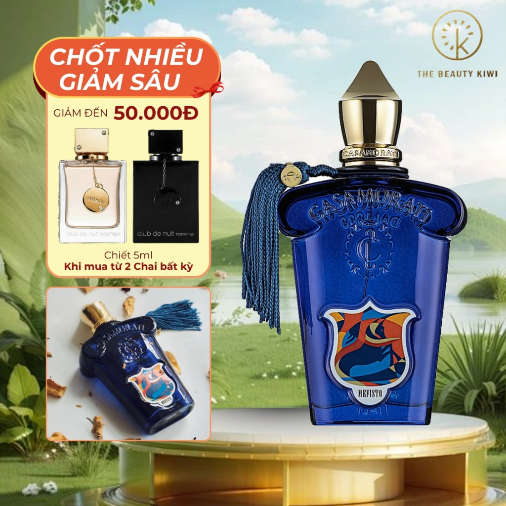 Nước hoa nam chính hãng - Xerjoff Casamorati Mefisto 5ml - Tươi mát, Lịch lãm - The Beauty Kiwi