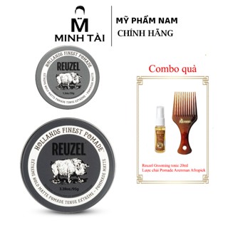 [ Full Size ] Sáp Vuốt Tóc Nam REUZEL Extreme Hold Matte Pomade