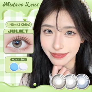 Midroo Contact Lens 14,2mm Juliet Độ 0-6 Cặp Kính áp tròng màu Sử dụng trong 1 Năm