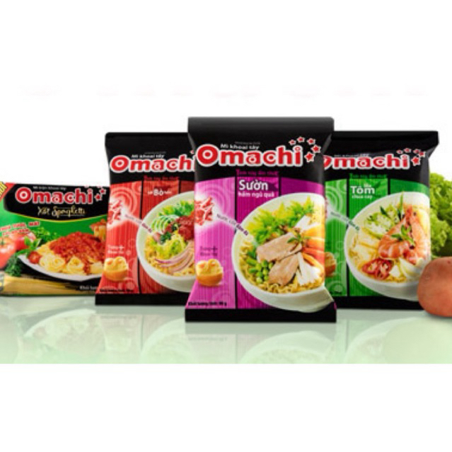 COMBO LẺ 5 GÓI MÌ OMACHI CÁC VỊ