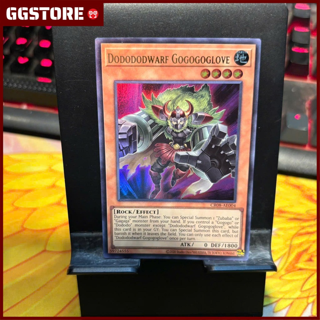 [ Bài Yugioh Chính Hãng ] CR08-AE004 Dodododwarf Gogogoglove - Ultra Rare