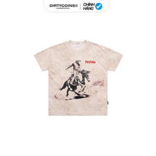 Áo Thun DirtyCoins Fade Relaxed Wild West Tan