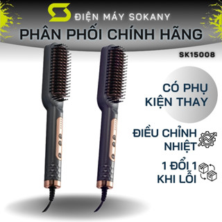  Lược điện chải duỗi tóc SOKANY duỗi tóc siêu thẳng làm tóc tại nhà vô cùng tiện lợi - SK15008 