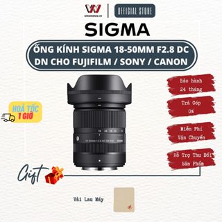 Ống kính Sigma 1850mm l 18-50mm l 18-50 F2.8 DC DN