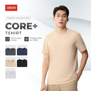 Áo phông nam CANIFA chất liệu cotton pha mềm mại thoáng mát DQ 8TS25S020