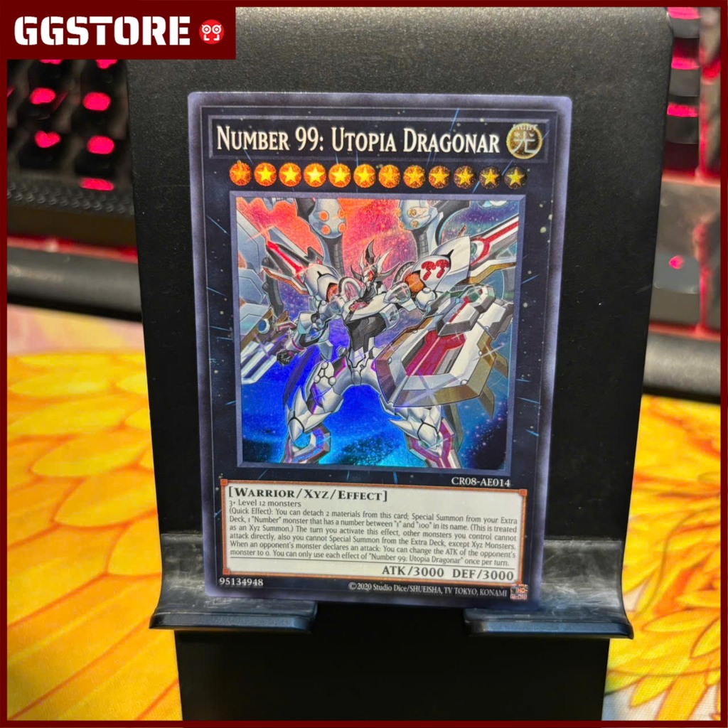 [ Bài Yugioh Chính Hãng ] CR08-AE014 Number 99: Utopia Dragonar - Super Rare