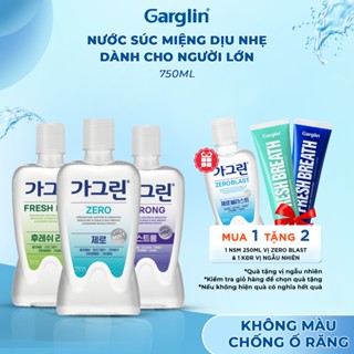 Nước súc miệng dịu nhẹ Garglin dành cho người lớn chai 750ml