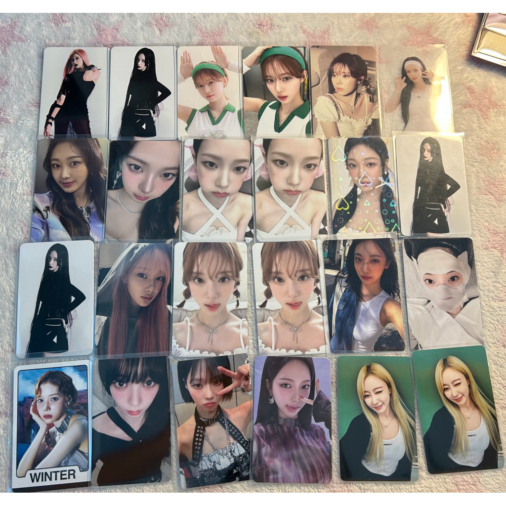 Tổng hợp card AESPA POB chính hãng SM