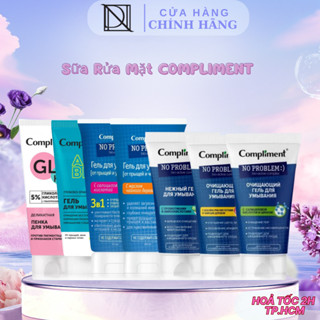 Sữa Rửa Mặt Compliment No Problem Ziaja Da Dầu Mụn Dịu Nhẹ Ngừa Mụn Kiềm Dầu Hiệu Quả 200ml/150ml