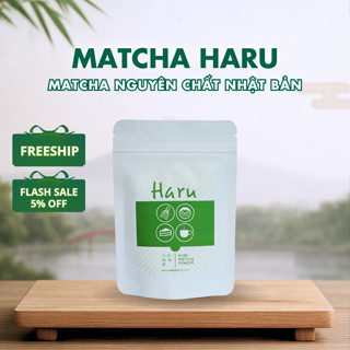 Bột Matcha Haru Nhập Khẩu Chính Hãng Nhật Bản, Dùng Pha Chế Đồ Uống , Làm Bánh, Trà Đạo,
