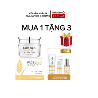 KEM FACE GẠO PLUS ( MUA 1 TẶNG 3 ) [ Tặng serum yến   Tặng 1 chai sửa rửa mặt 40ml ]