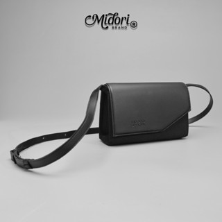 Túi Xách ALINA Đeo Chéo Phối Da Nam Nữ Unisex Polyester Trượt Nước Đựng Điện Thoại Đi Làm | M STUDIO