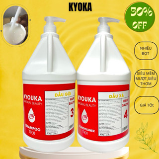 Dầu gội can kyouka natural beauty tiQi tigi đỏ mềm mượt phục hồi hư tổn thơm hương hoa đặc nhiều bọt(trọng lượng 4L)