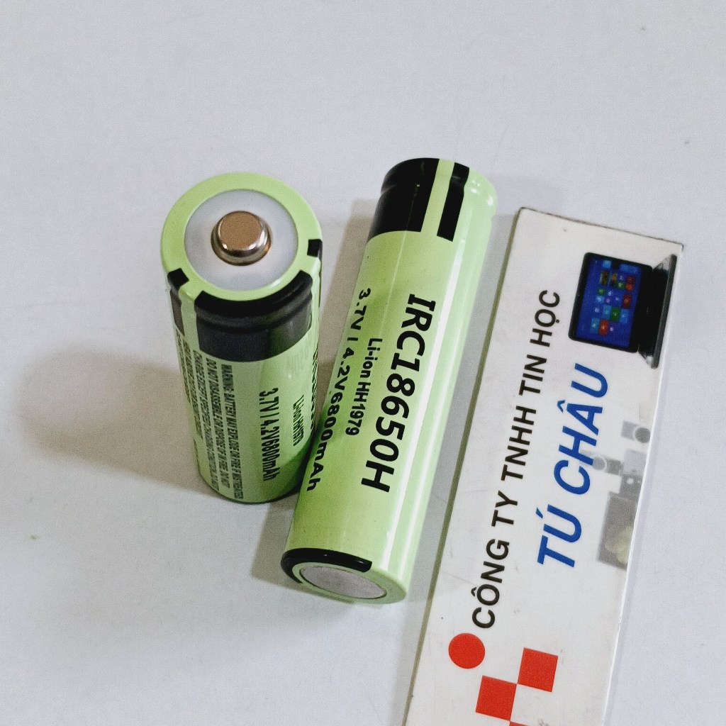 Pin 18650 IRC18650H  3.7V - 4.2V 6800mAh / Pin đầu nhọn (1 Viên)