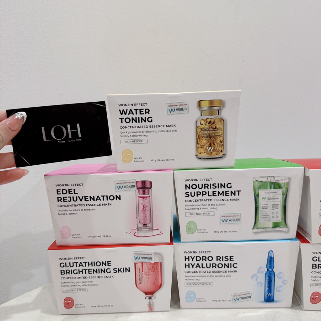 Hộp 30 miếng | Mặt nạ Wonjin Effect Concentrated Essence Mask