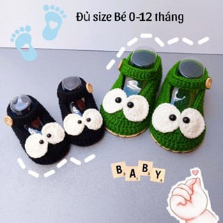  Giày dép siêu cute cho bé trai và bé gái 0-12 tháng  mẫu hottrend  -Len mềm êm chân bé - Nhận làm theo mẫu yêu cầu. 