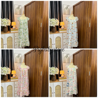 Váy ngủ hai dây, đầm tole lanh lụa mặc nhà dây bản có túi VNXK 48-68kg, váy lanh bầu mịn mát - Pigbabystore