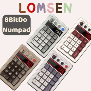  Bàn Phím Cơ 8BitDo Retro 18 Numpad có Bluetooth 2.4G USB-C Hot Swap Aluminum Plate 