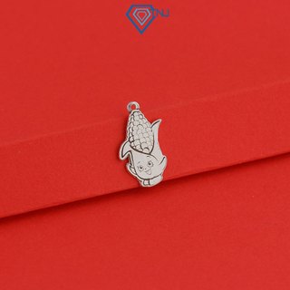 Charm bạc cho bé hình bắp ngô đáng yêu CB0001 - Trang Sức TNJ