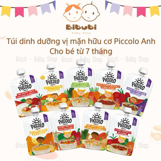 Túi dinh dưỡng vị mặn hữu cơ Piccolo Anh cho bé từ 7 tháng - Bituti Shop