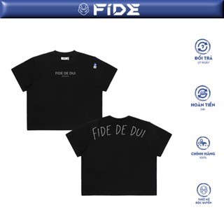 Áo thun FIDE phông boxy form rộng local brand nam nữ cổ tròn oversize - AT183