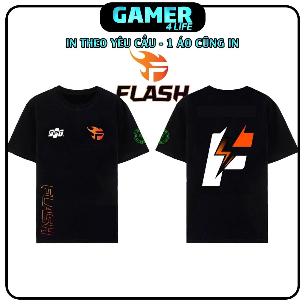 Áo thun Team Flash - Saigon Phantom - Underdogs - Genshin Impact Hutao