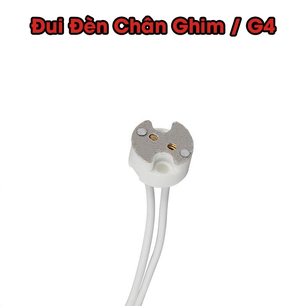Đui led chân ghim led g4 (combo 10 đui)