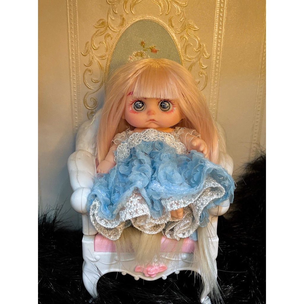 Doll 5in tóc trà sữa