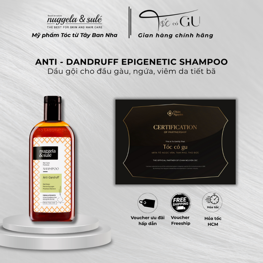 Dầu gội Gàu Anti- Dandruff Epigenitic Shampoo Nuggela & Sulé 250ml - Shop Tóc có Gu