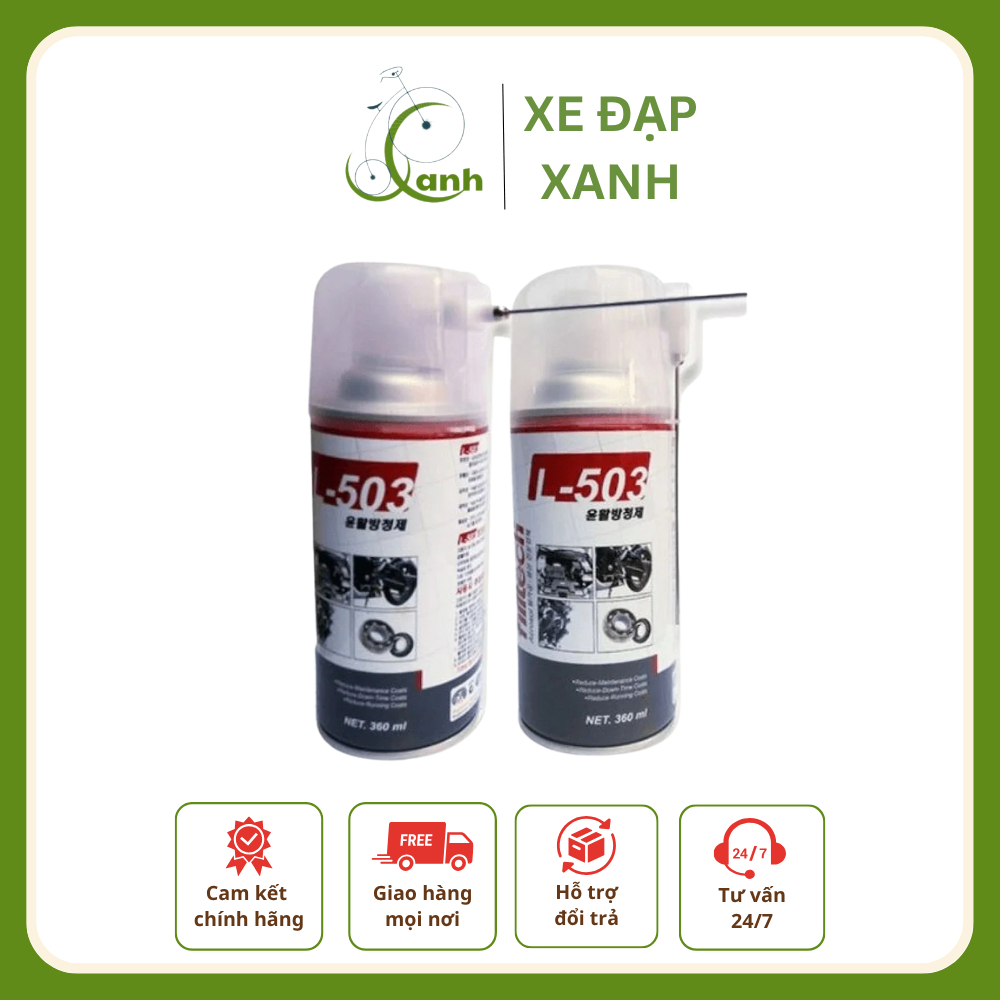 Phụ kiện dầu bôi trơn chống gỉ L503 – bảo vệ kim loại tối ưu, chống rỉ sét hiệu quả - Xedapxanh